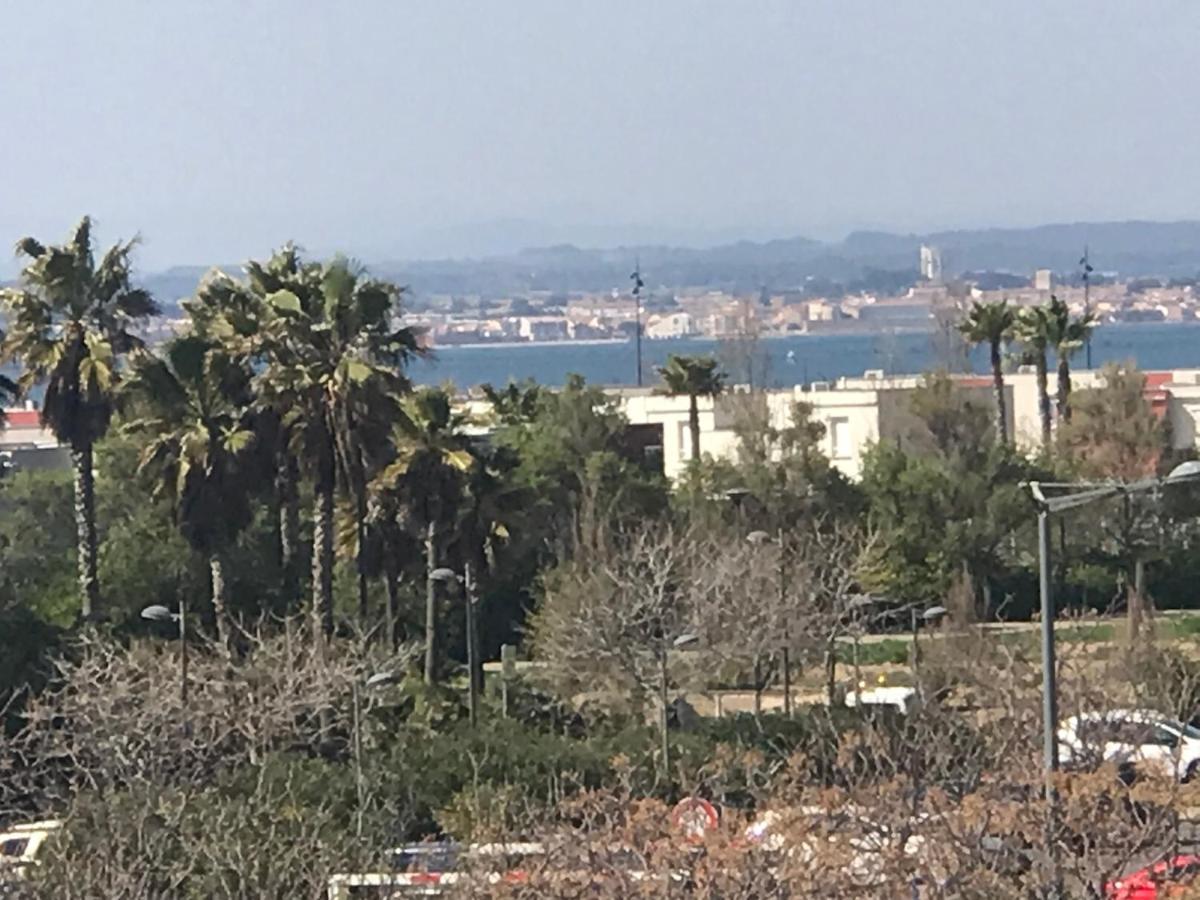 Charmant T2 Les Plages Dorees Vue Mer + Parking Sete Bagian luar foto