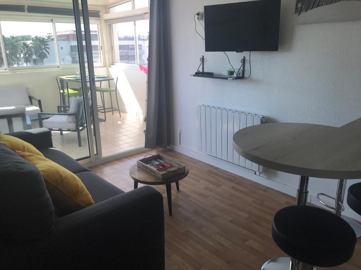 Charmant T2 Les Plages Dorees Vue Mer + Parking Sete Bagian luar foto